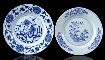 2 porcelain dishes, China 18th