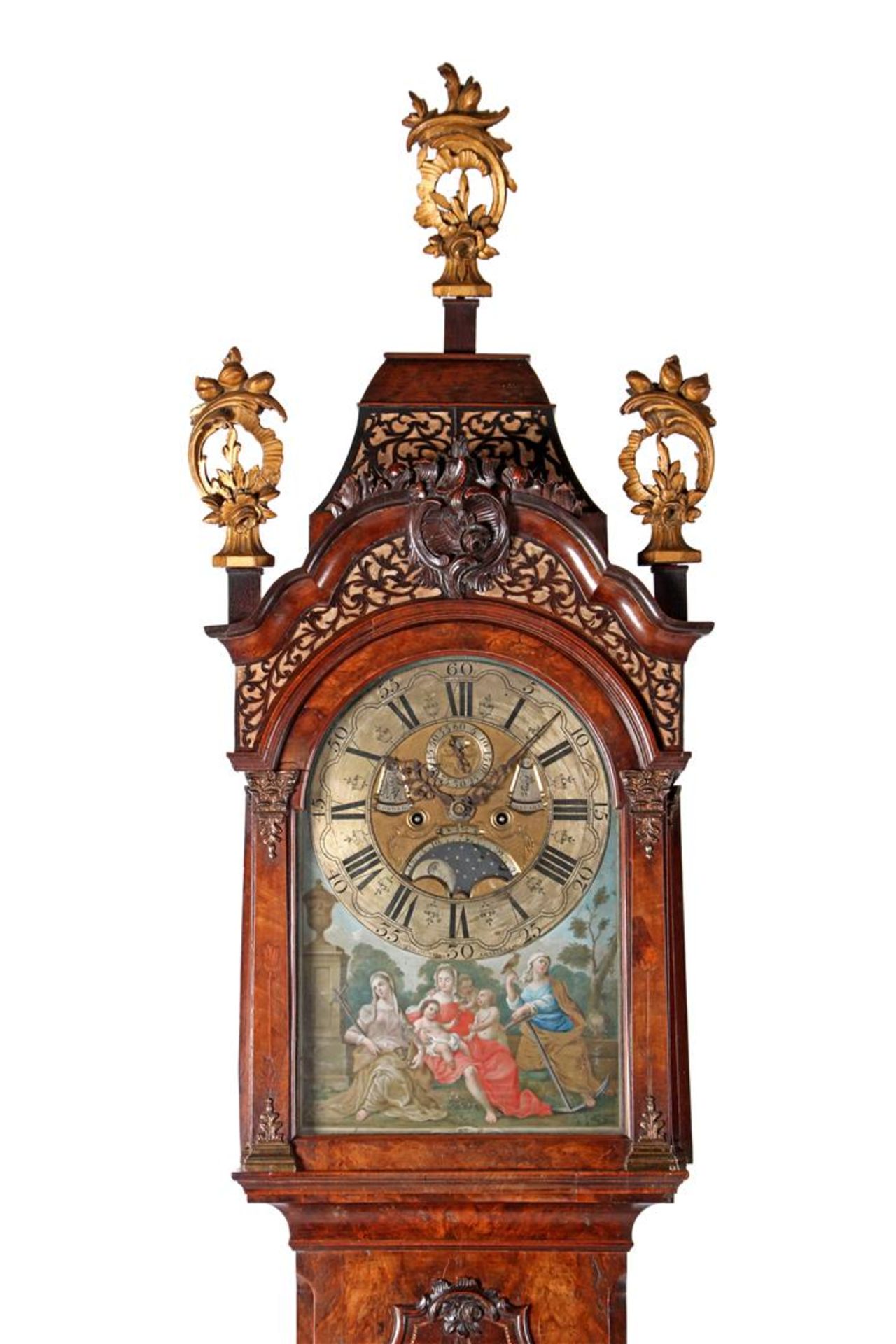 Longcase watch Chris Sauer Amsteldam - Image 2 of 5