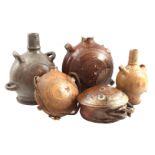 Lot earthenware jars