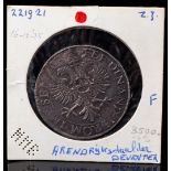 Silver EagleRijksdaalder coin, 1600
