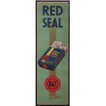 Advertising poster 'Red Seal Cigarettes'