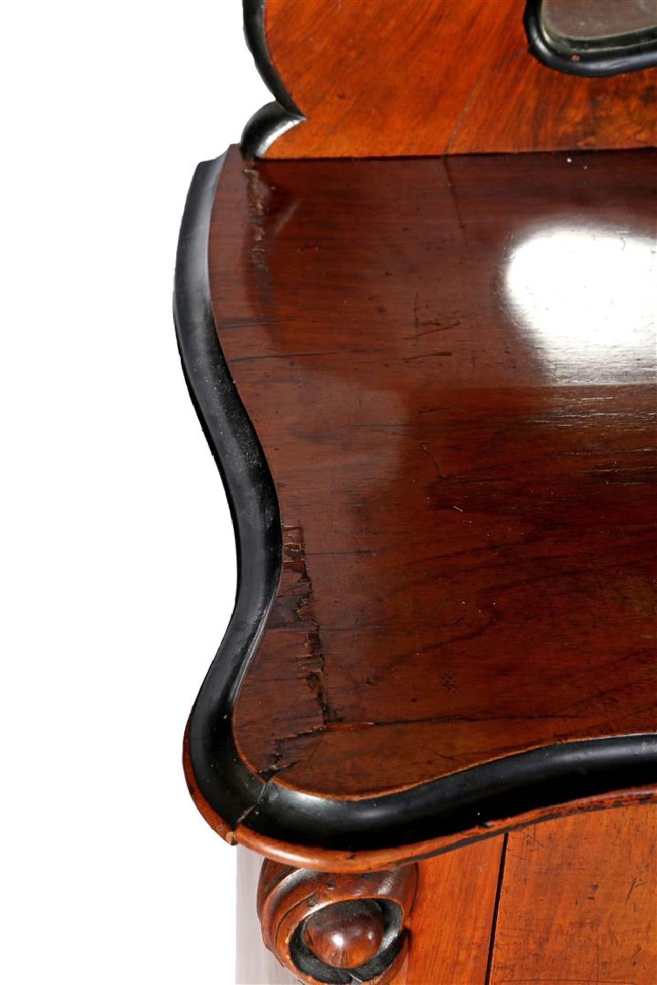 19th century mahogany bonheur - Image 2 of 2