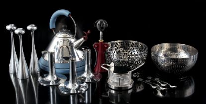 Lot chrome-plated Alessi