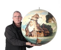 Hand-painted sphere