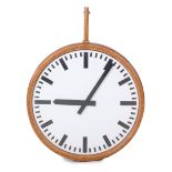 Double-sided electric station clock