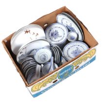 Lot oriental porcelain tableware