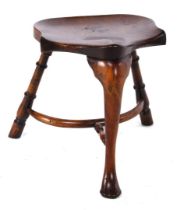 Elm wood stool