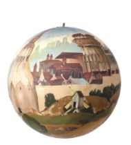 Hand-painted sphere