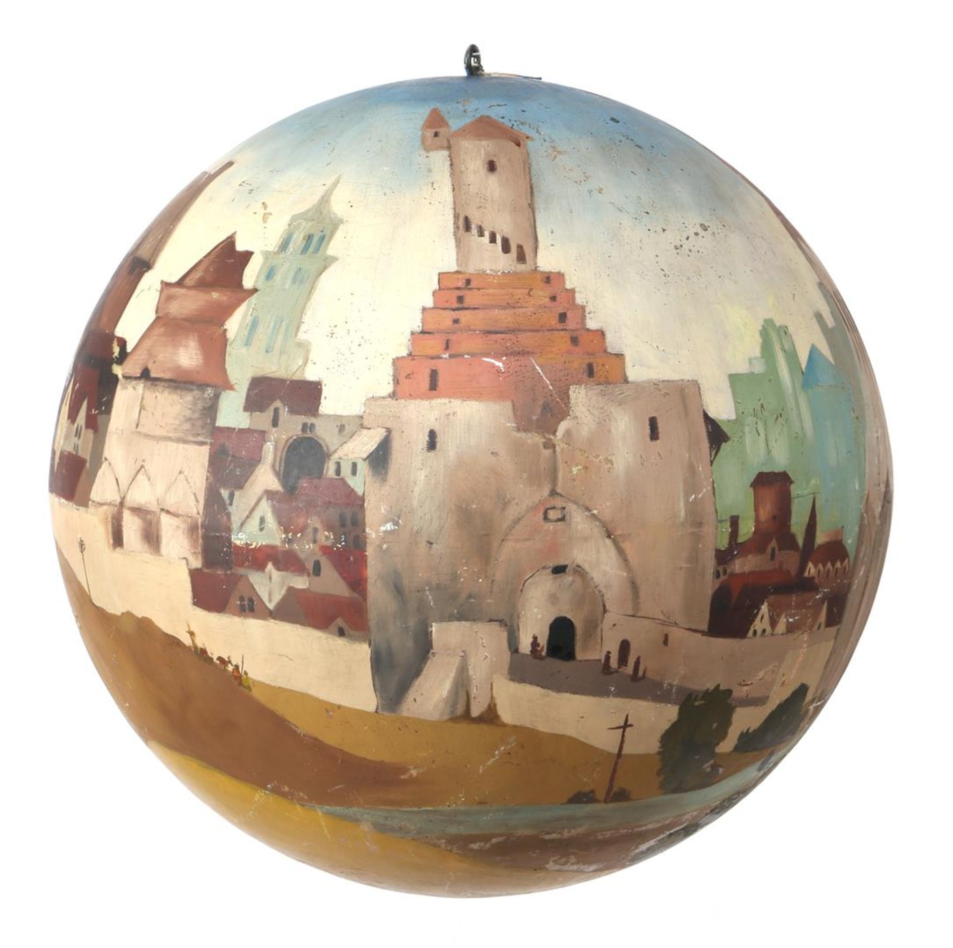 Hand-painted sphere - Image 3 of 3