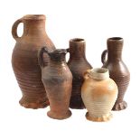 Lot earthenware jars