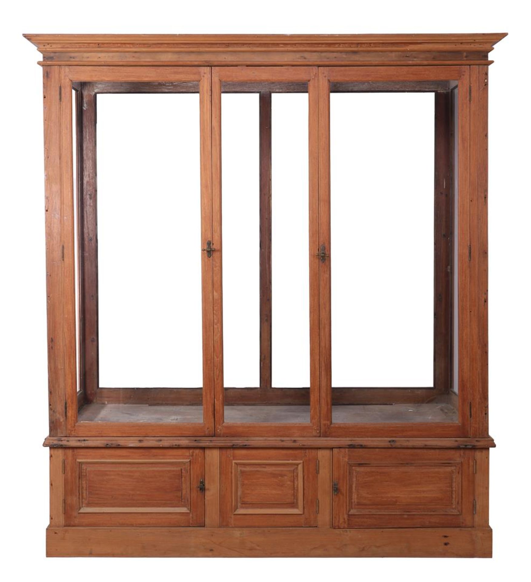 Teak display cabinet