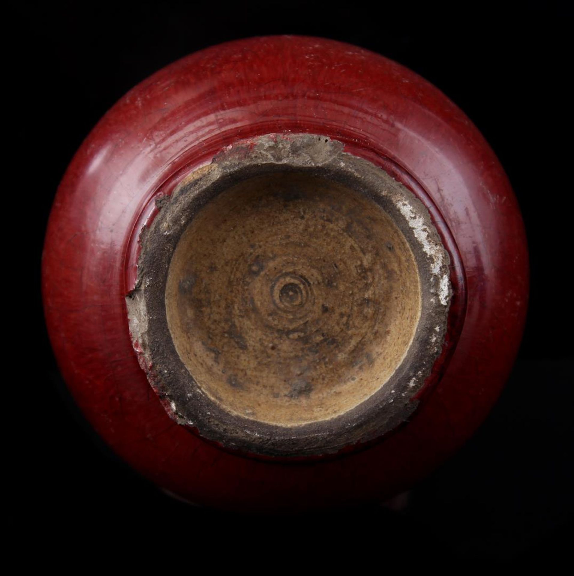 Sang de Boeuf porcelain baluster vase, China 20th - Bild 2 aus 2