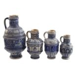 Lot earthenware jugs