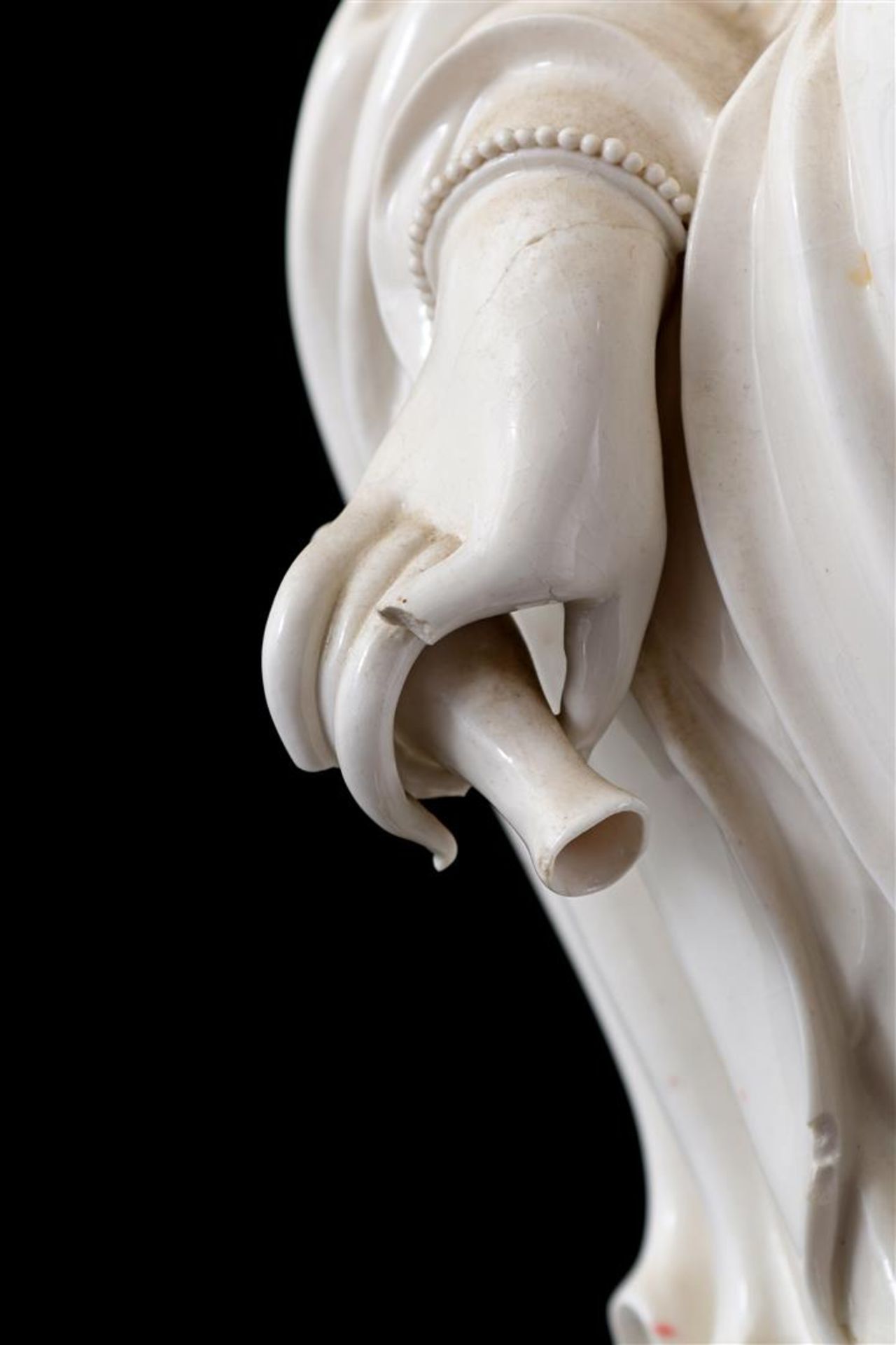 Blanc de Chine porcelain Guanyin, 20th - Image 3 of 5