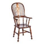Elm wood Windsor chair