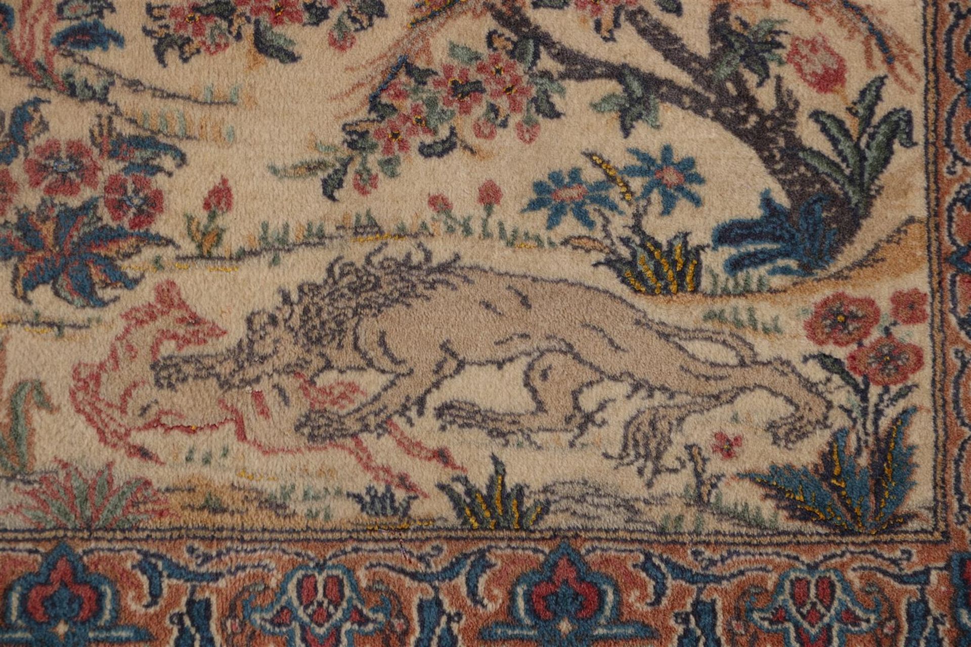 Hand-knotted oriental rug, Tabriz - Image 2 of 4