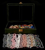 Jewelry box filled with jewelry
