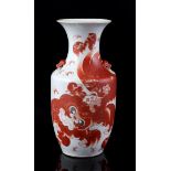 Porcelain baluster vase, 19th