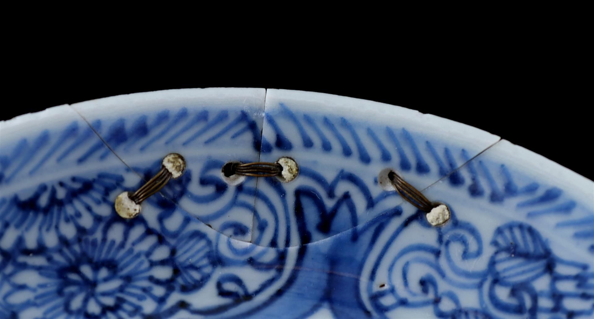 6 porcelain cups and saucers, Kangxi - Image 3 of 8