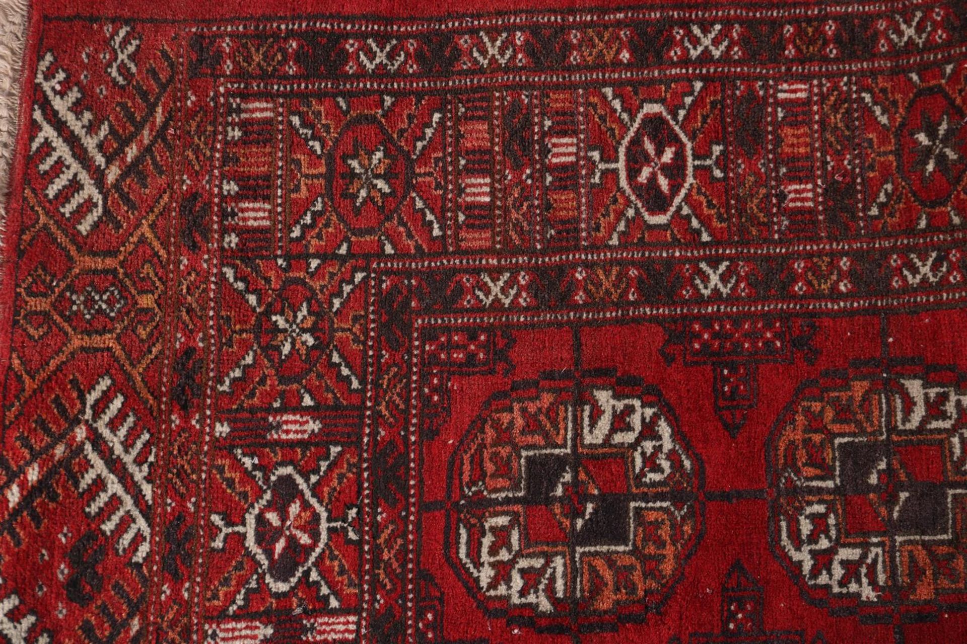 Hand-knotted oriental carpet, Turkaman - Image 3 of 4