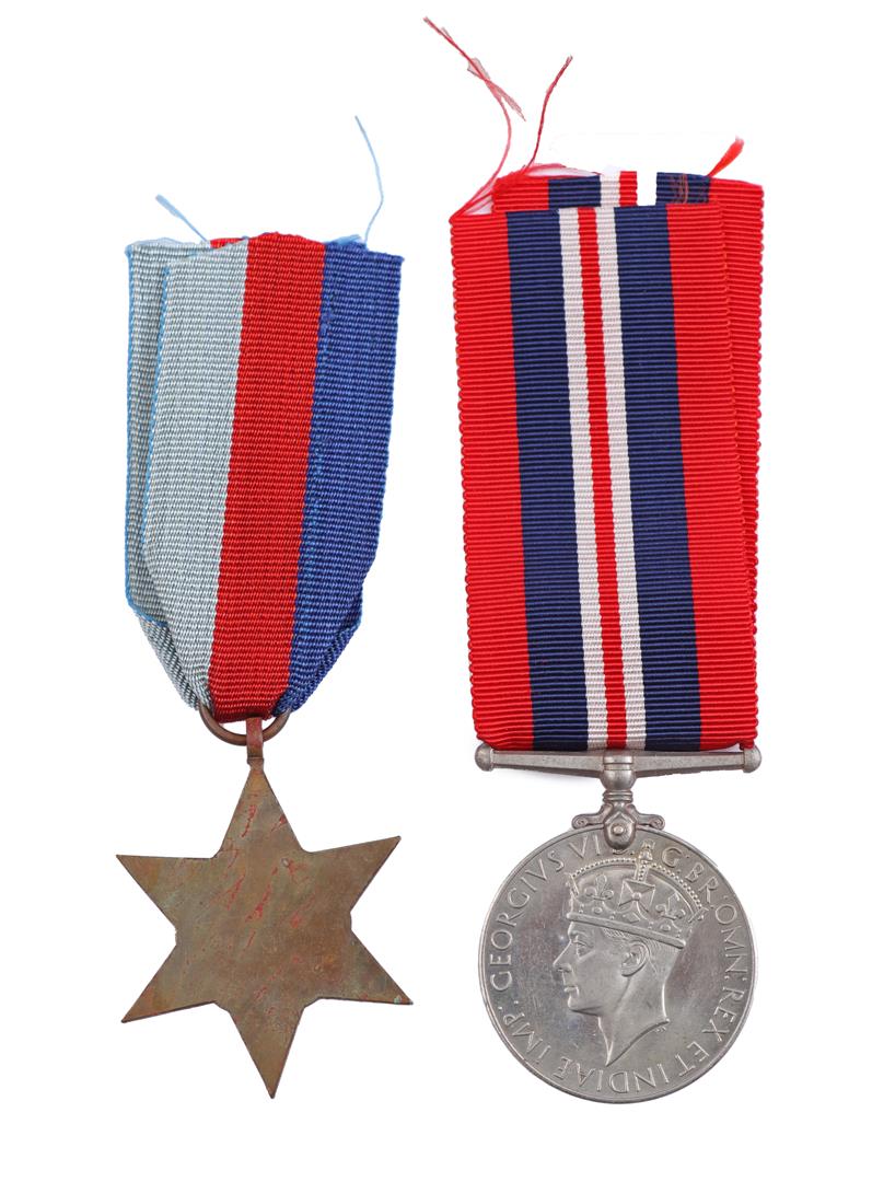 2 WWII medals - Image 2 of 2