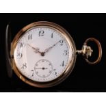 Pocket watch in gold case