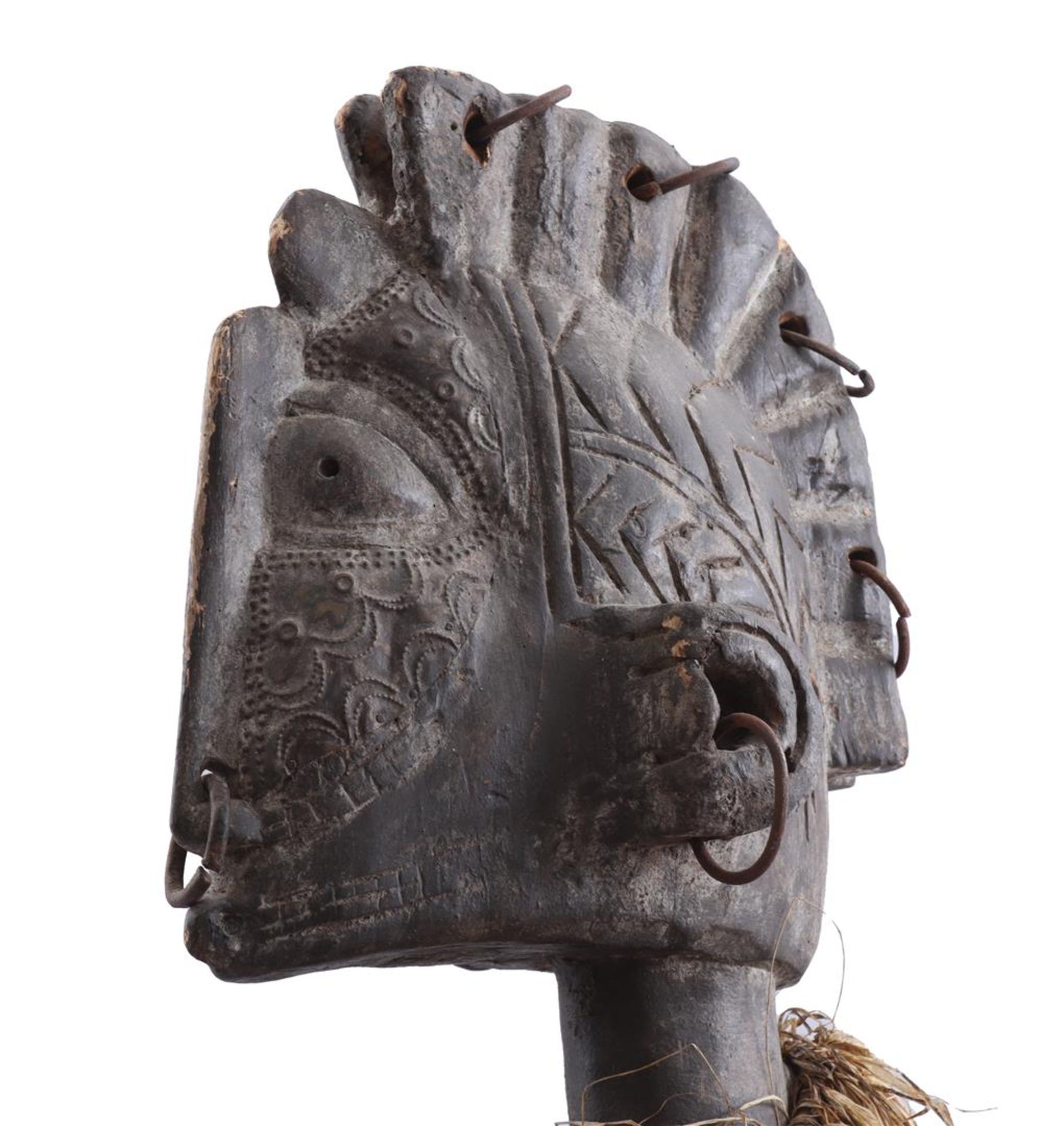 Ceremonial wooden mask, Baga tribe - Bild 2 aus 3