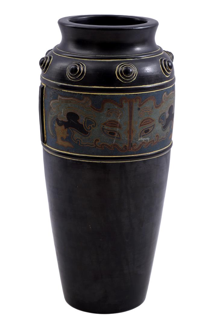 Earthenware vase, Japan 19th