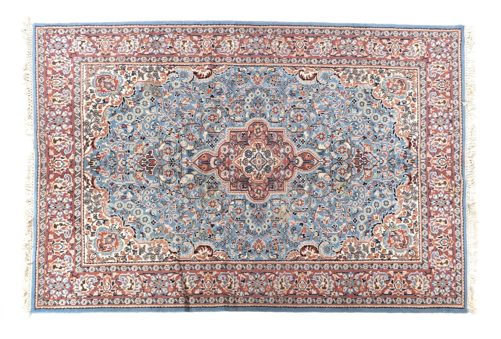 Hand-knotted oriental carpet, Kirman India