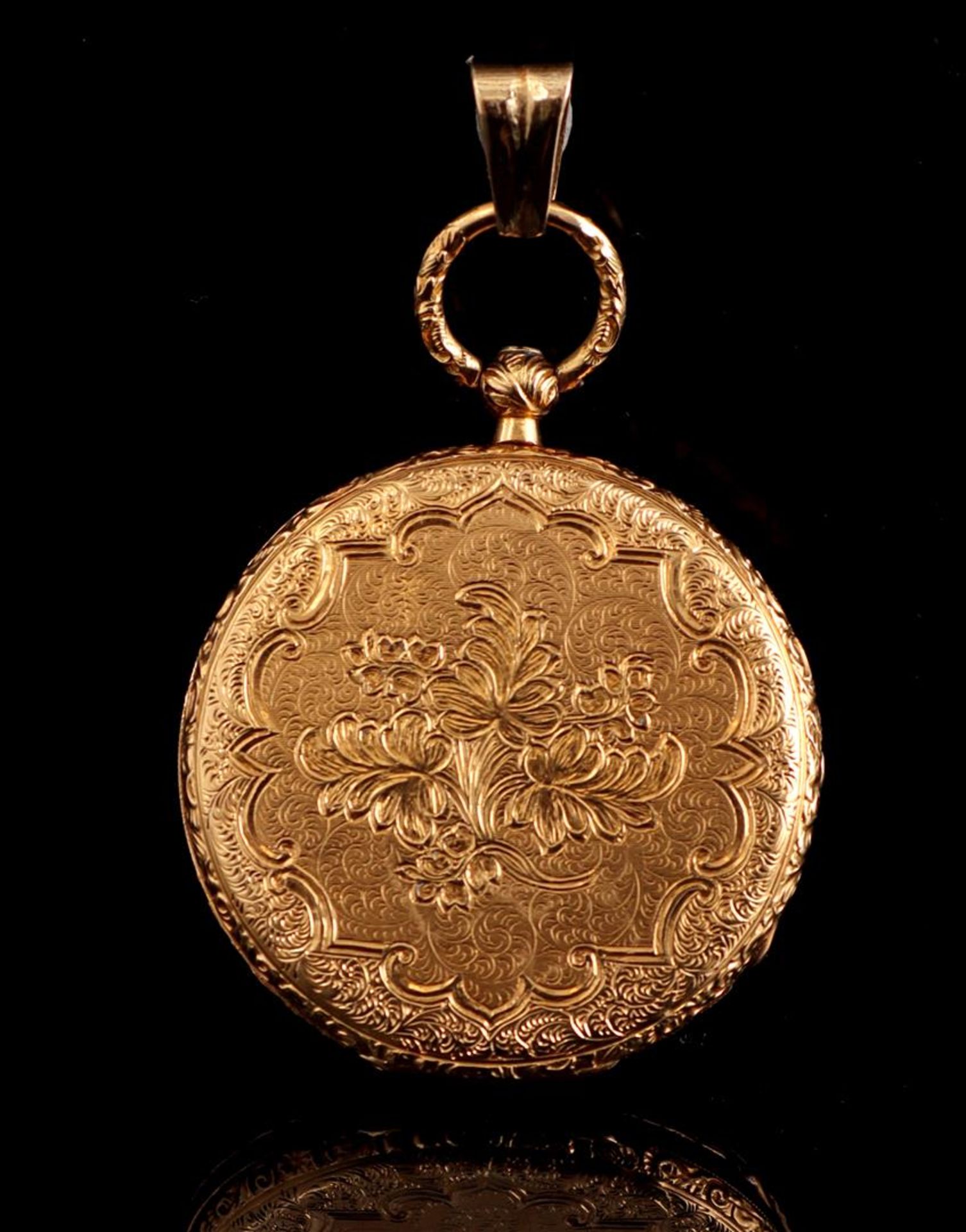 Pocket watch in  gold case - Bild 2 aus 3