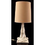 Plaster table table lamp