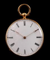 Pocket watch in gold case