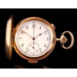 Pocket watch in gold case