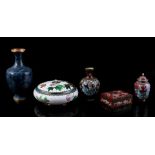 5 cloisonné items