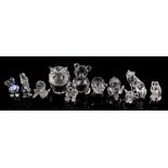 11 Swarovski animal figures