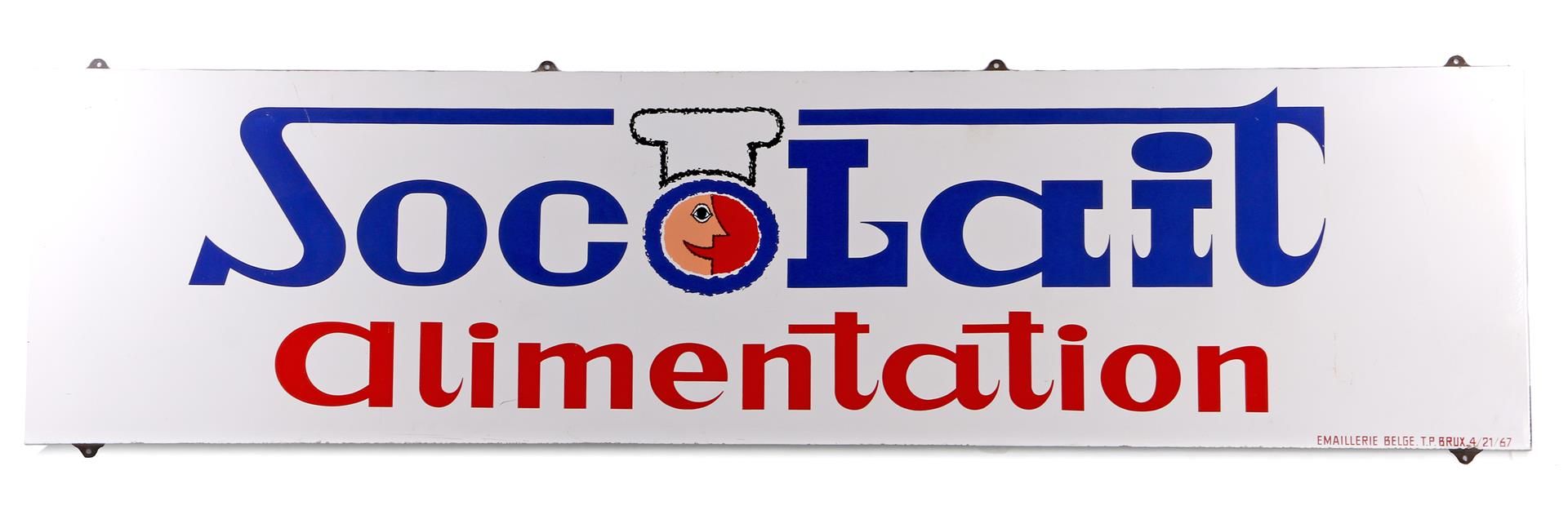 Advertising sign Socolait Alimentation