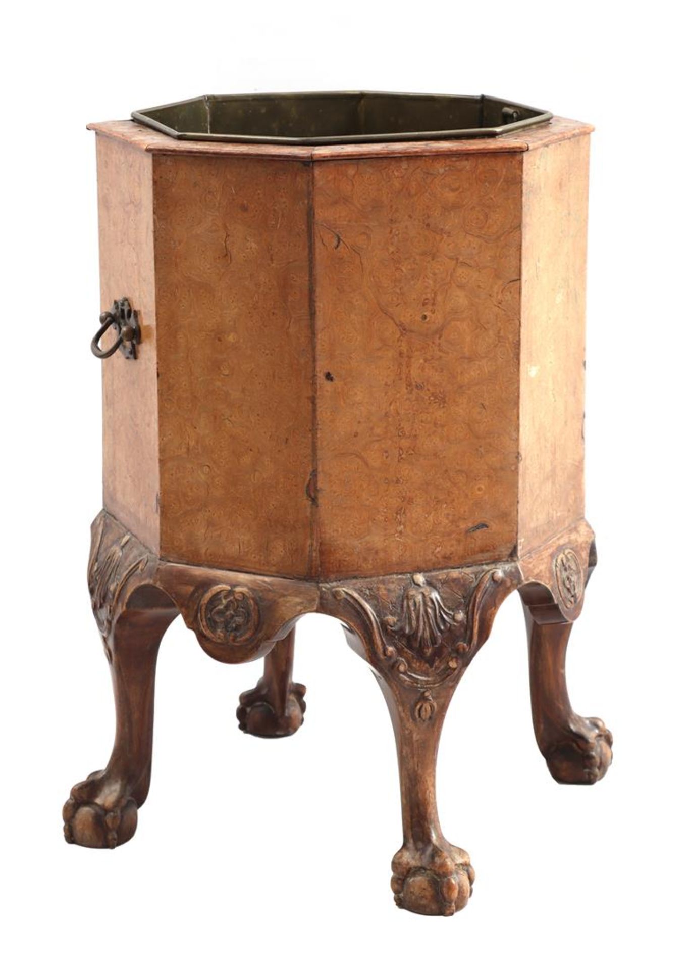 Maple veneer octagonal tea stove