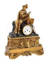 Ormolu mantel clock