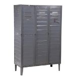 Metal locker cabinet