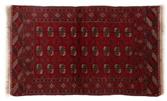 Hand-knotted oriental carpet, Turkaman Main