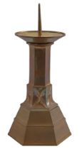 Bronze pen candlestick