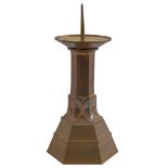 Bronze pen candlestick