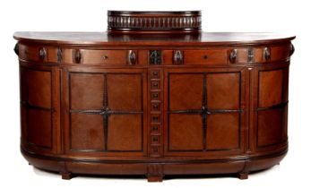 Sideboard with upstand