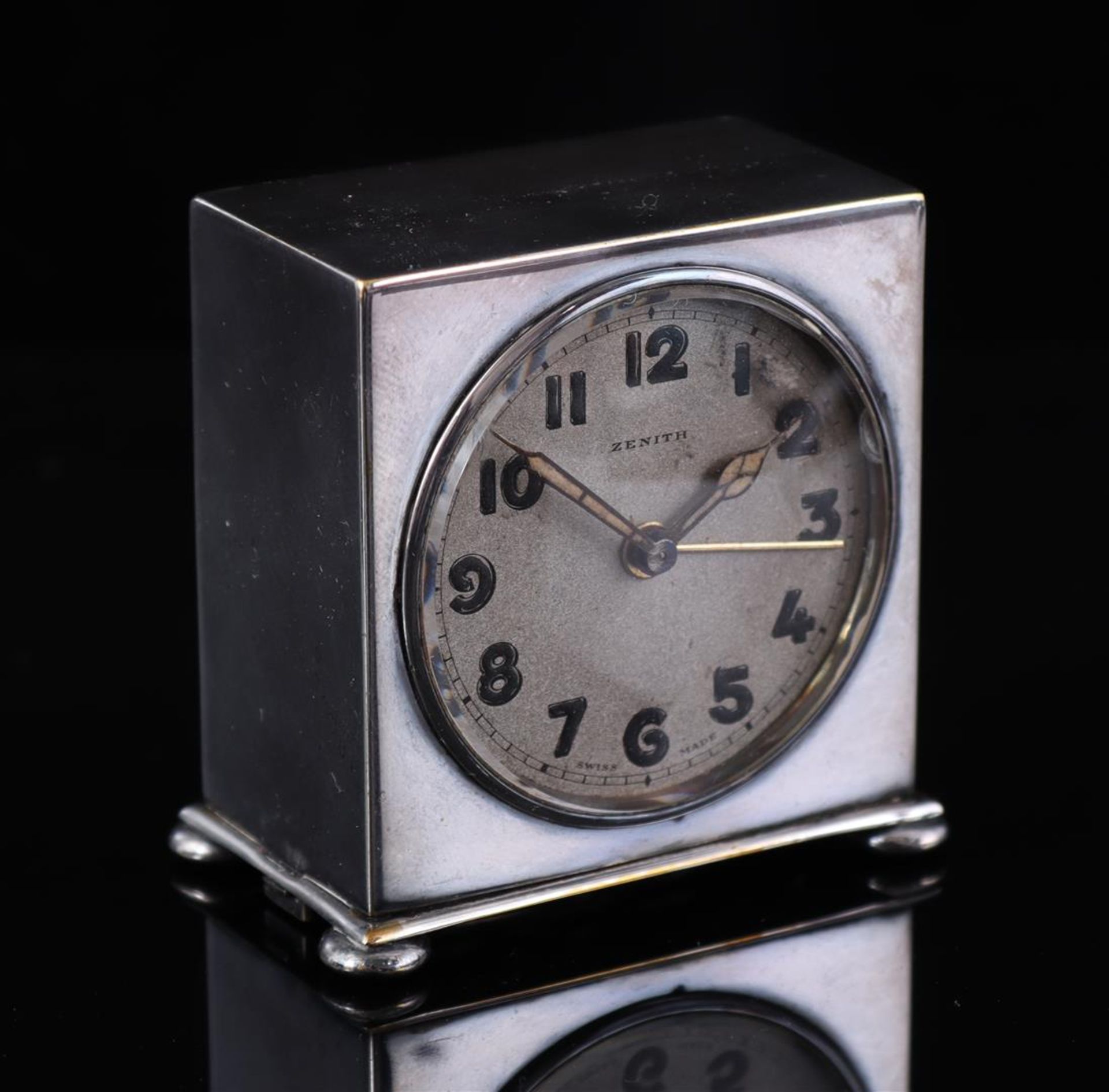 Zenith Watch & Co Swiss travel alarm clock - Image 2 of 2