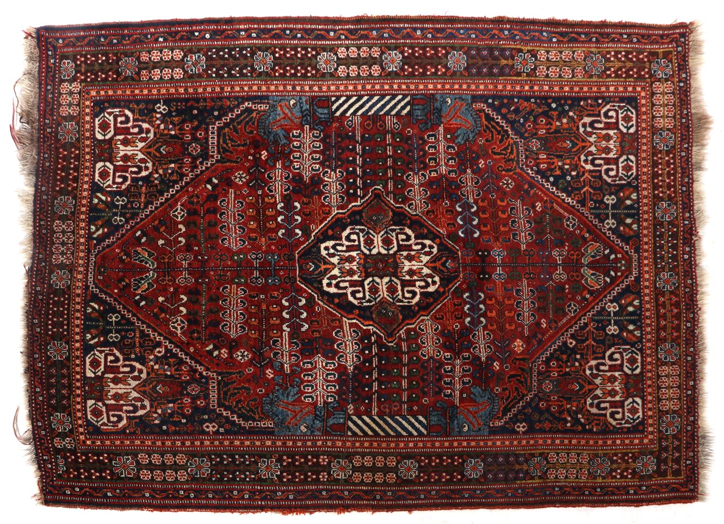 Hand-knotted wool carpet