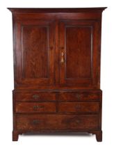 Oak 2-piece cabinet