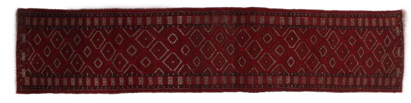 Hand-knotted oriental runner, Turkmenistan