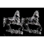 2 Swarovski statues