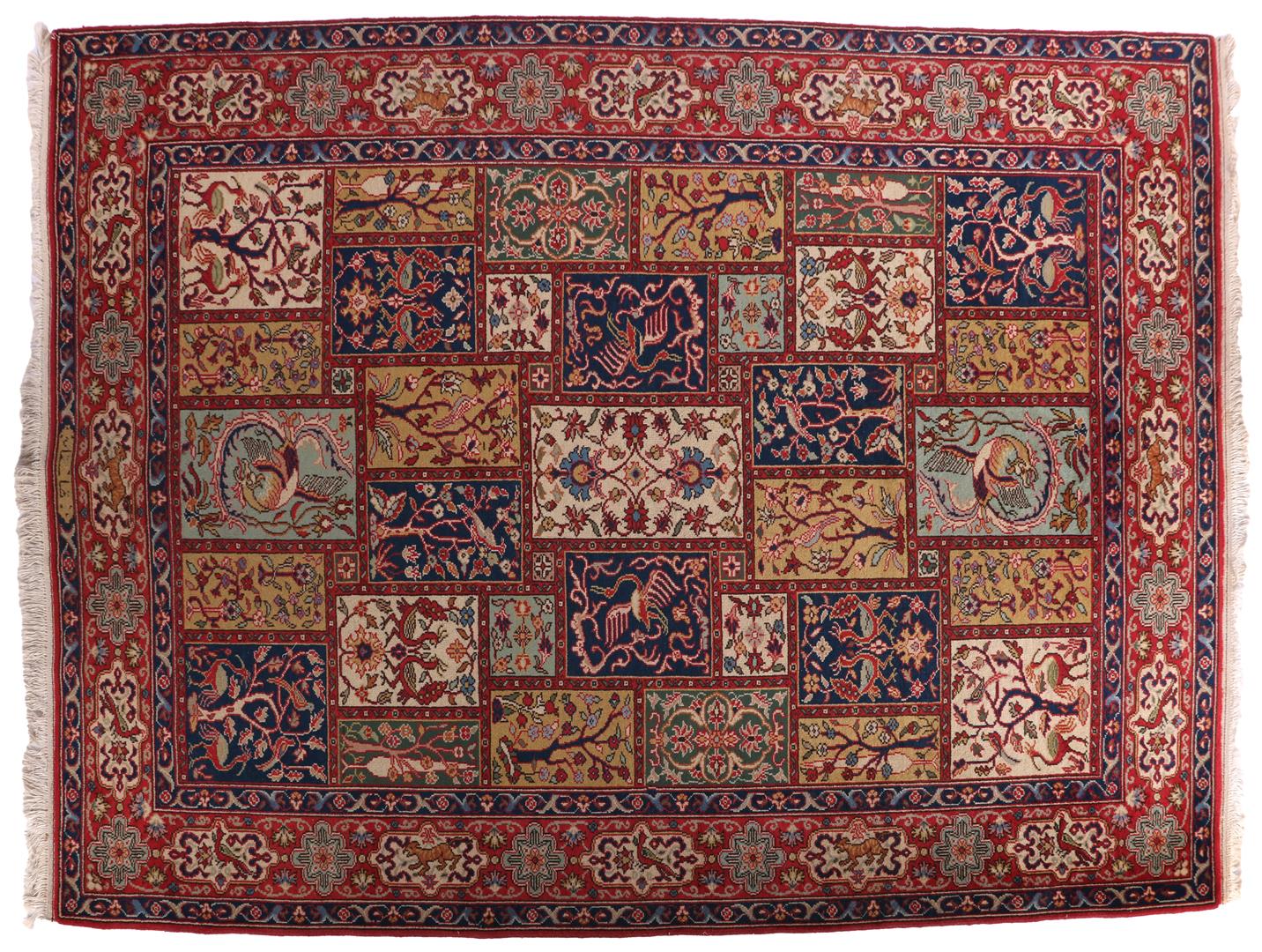 Hand-knotted wool carpet, Bakhtiari