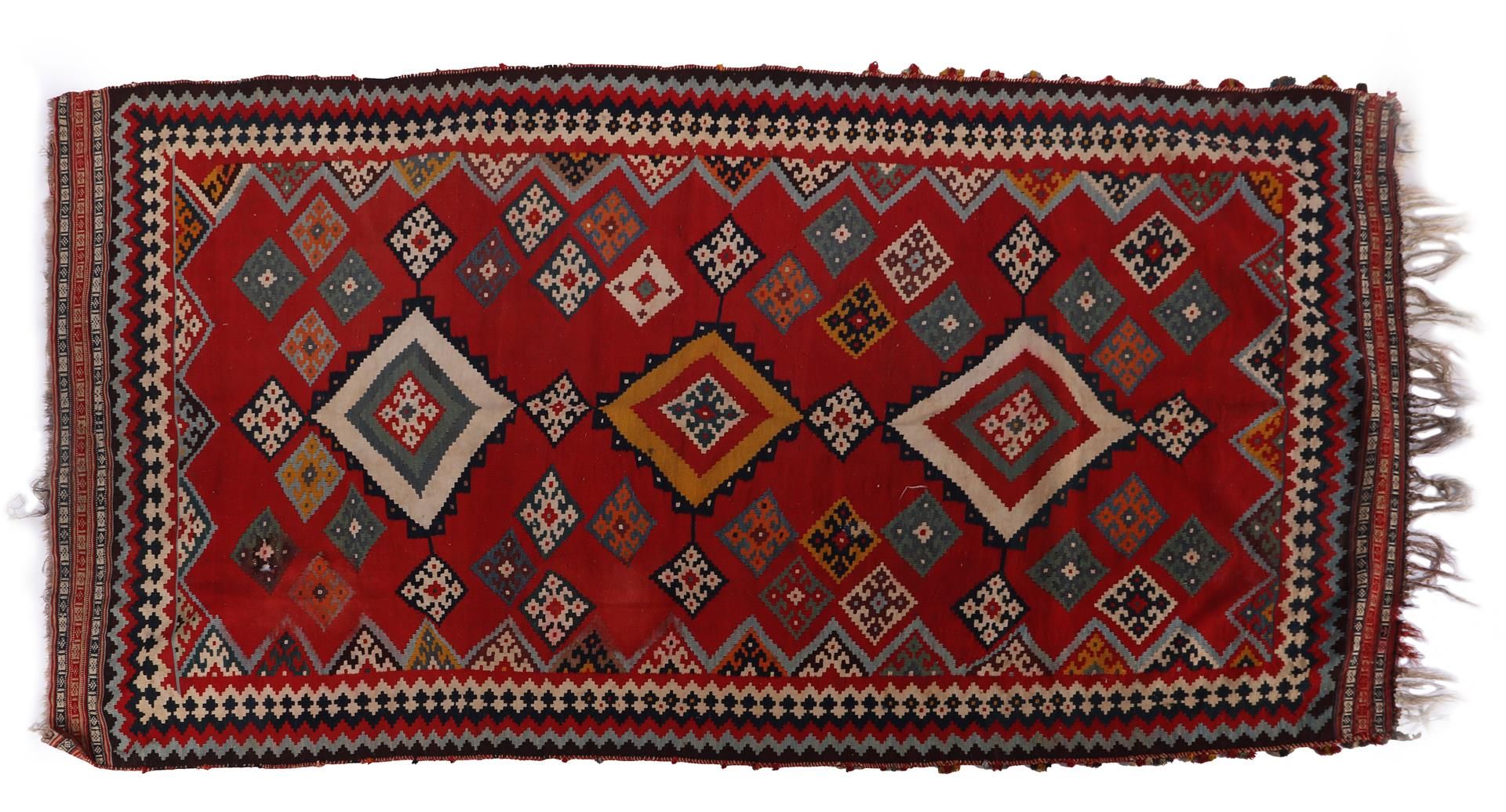 Hand-knotted oriental carpet, Kelim